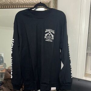 Johnny Cash Black Long Sleeve Shirt